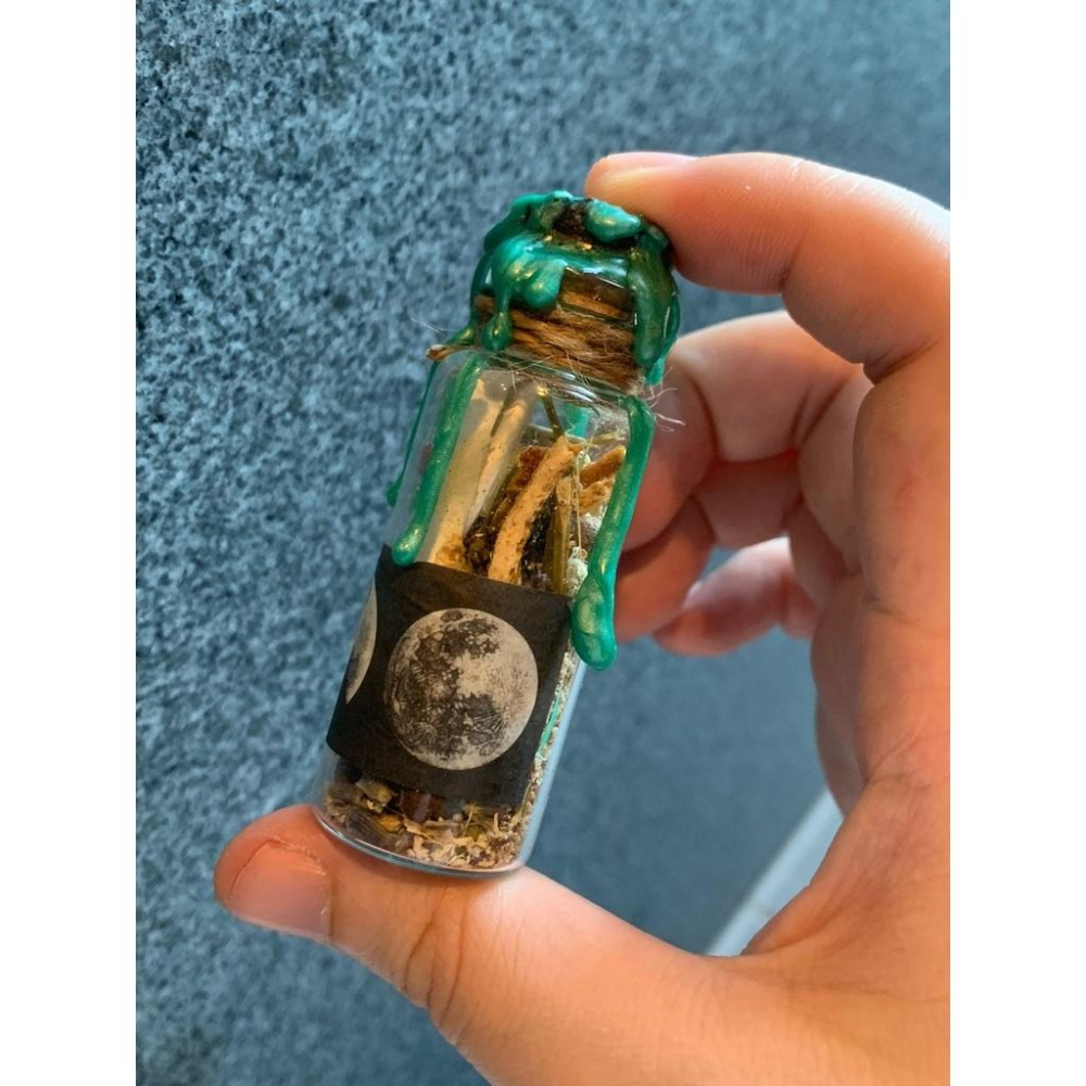 ￡夜鶯與玫瑰￡魔法商店 魔法巫瓶DIY材料包或女巫代製/巫術瓶/魔法瓶/許願瓶/愛情/事業/招財/平安/學業/招桃花-細節圖3