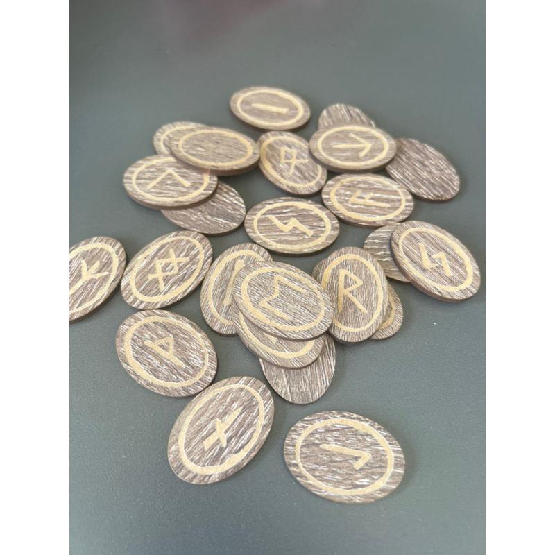 ￡夜鶯與玫瑰￡魔法商店 北歐盧恩符文牌組 古弗達克文 魔法符文 盧恩文字 如尼符文 可客定款式-細節圖8