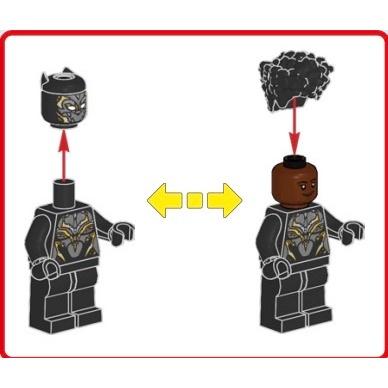 無人偶 樂高 LEGO 76214 漫威 復仇者聯盟 黑豹 2 瓦干達萬歲 水上戰爭-細節圖3