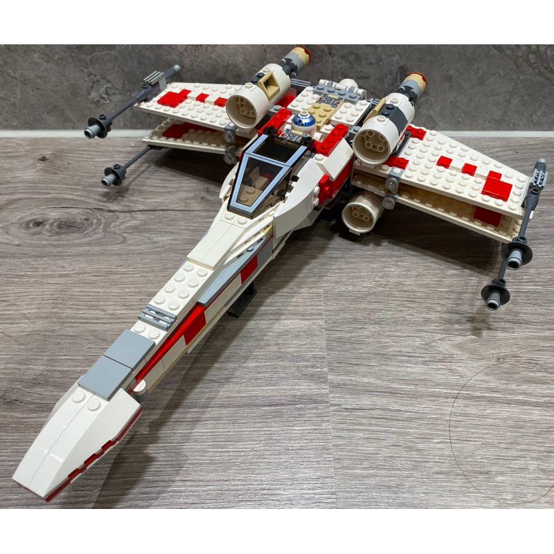 二手 樂高 LEGO 星際大戰 星戰 6212 Star Wars X-wing X戰機 路克 莉亞 韓索羅-細節圖2