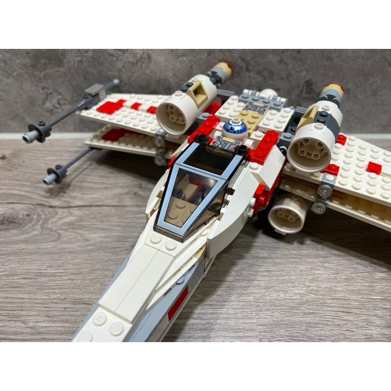 二手 樂高 LEGO 星際大戰 星戰 6212 Star Wars X-wing X戰機 路克 莉亞 韓索羅-細節圖3