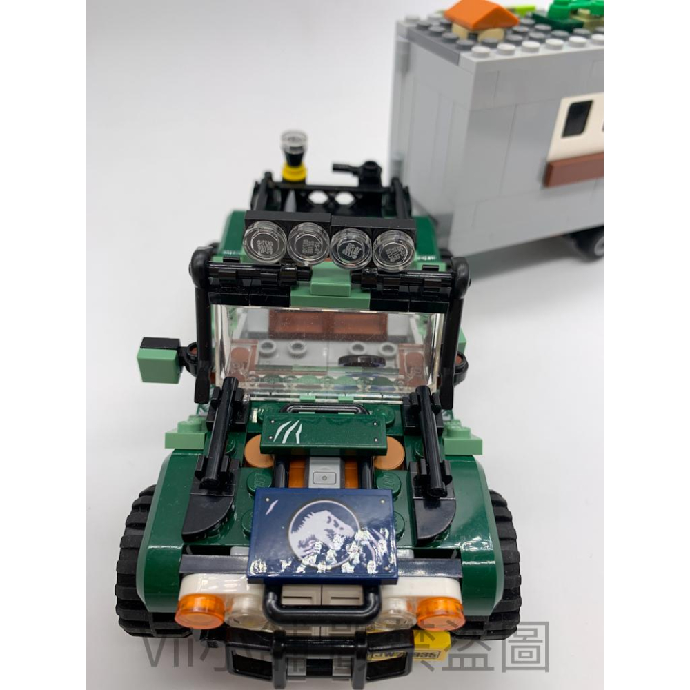 二手 樂高 LEGO 侏儸紀世界 侏羅紀 75935 10757 恐龍 重爪龍對決 車子-細節圖2