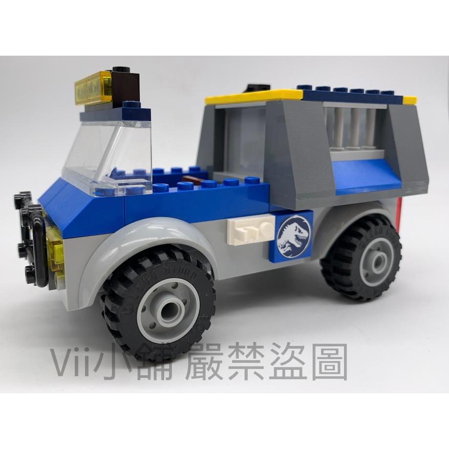 二手 樂高 LEGO 侏儸紀世界 侏羅紀 75935 10757 恐龍 重爪龍對決 車子-細節圖6