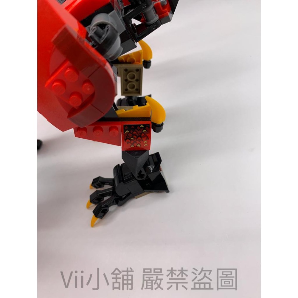 二手 樂高 LEGO 70653 NINJAGO 旋風忍者 忍者始祖龍 紅龍 始祖龍 直升機-細節圖5
