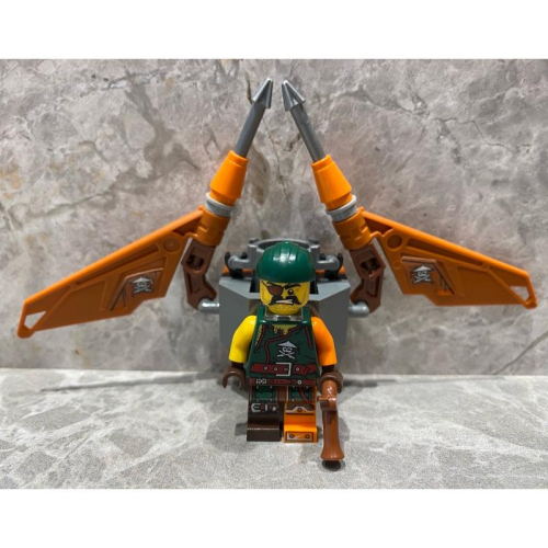 二手 樂高LEGO 70600 旋風忍者 飛騎追擊 飛天海盜