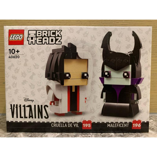 樂高 LEGO 40620 迪士尼 大頭 庫伊拉與梅菲瑟 Cruella &amp; Maleficent 101忠狗 黑魔女