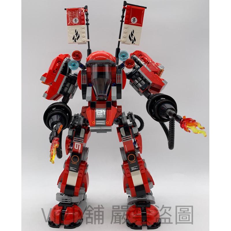 二手 樂高 LEGO 70615 旋風忍者 NINJAGO 忍者火焰機甲-細節圖2