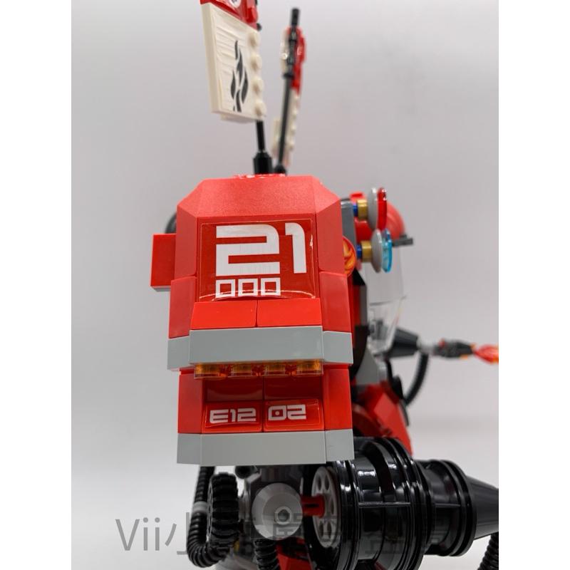 二手 樂高 LEGO 70615 旋風忍者 NINJAGO 忍者火焰機甲-細節圖5