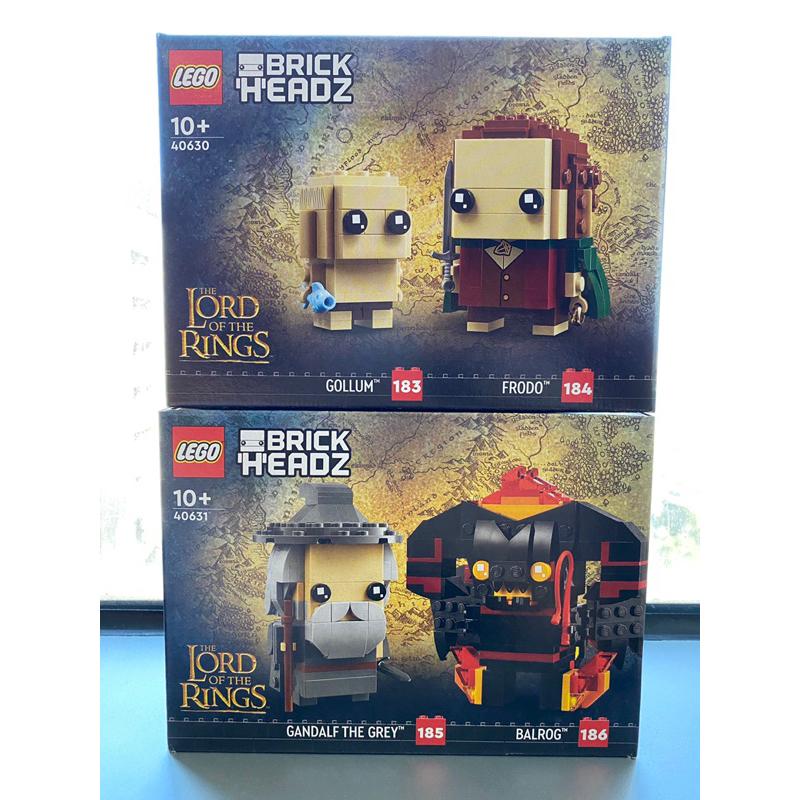 樂高 LEGO BrickHeadz 40630 魔戒 佛羅多與咕嚕 40631 灰袍甘道夫與炎魔 - VII 小舖 - iOPEN Mall