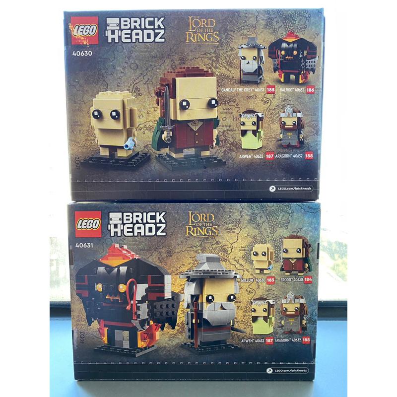 樂高 LEGO BrickHeadz 40630 魔戒 佛羅多與咕嚕  40631 灰袍甘道夫與炎魔-細節圖2