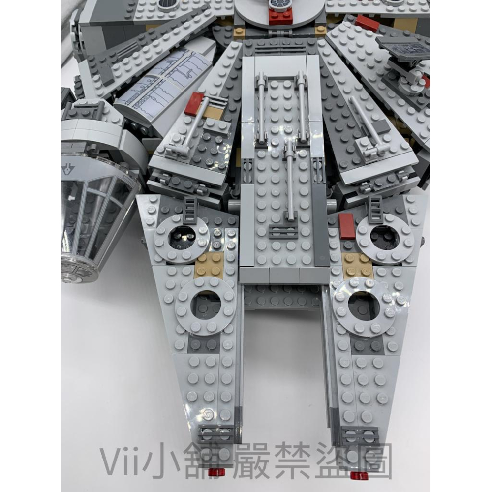 二手 樂高 LEGO 75105 星際大戰 STAR WARS 千年鷹號 Millennium Falcon-細節圖7