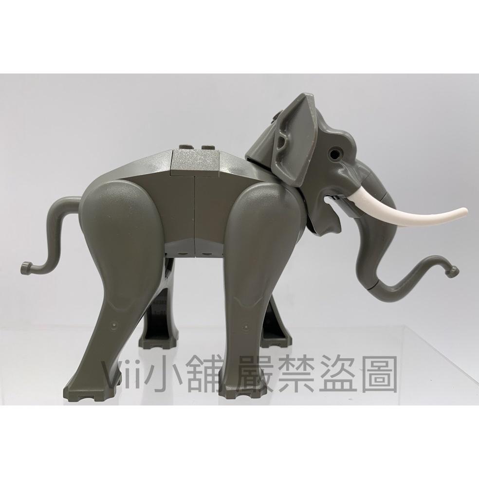 二手樂高LEGO 7414 Elephant 大象二手舊灰色長毛象猛瑪象City 60195