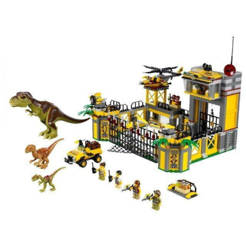 樂高 LEGO 5887 DINO 恐龍 綠暴龍 侏儸紀公園 侏羅紀世界 暴龍 5884 5885 直升機 迅猛龍 絕版