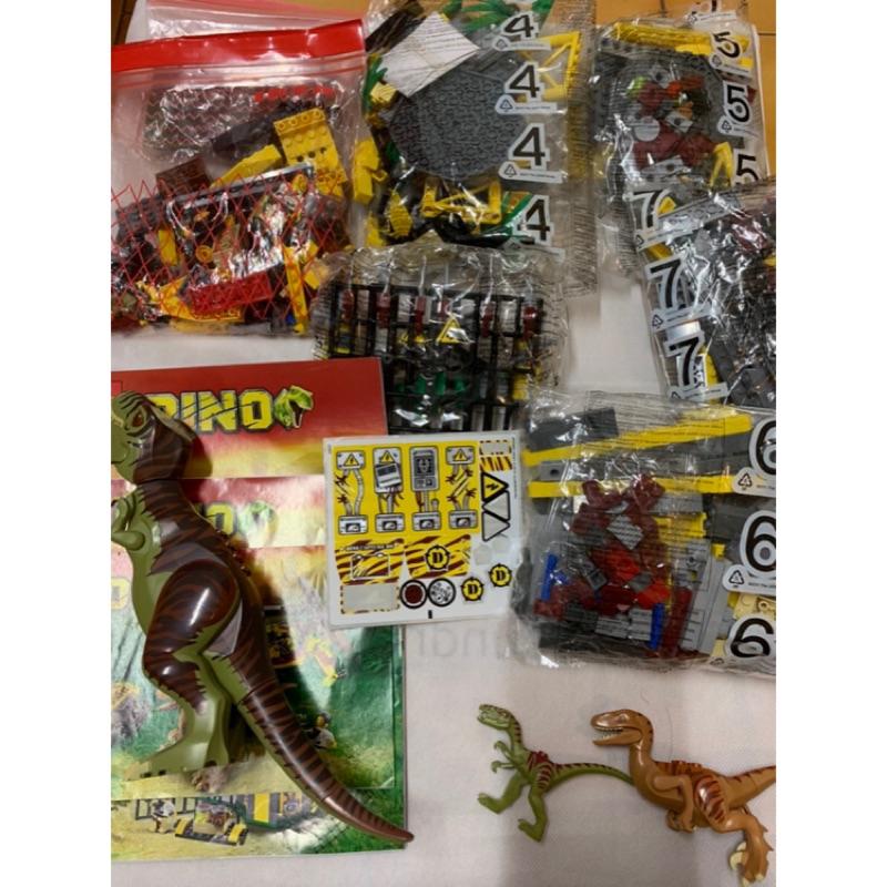 樂高 LEGO 5887 DINO 恐龍 綠暴龍 侏儸紀公園 侏羅紀世界 暴龍 5884 5885 直升機 迅猛龍 絕版-細節圖2