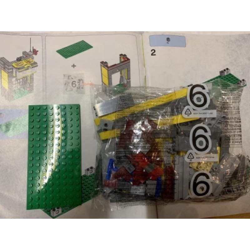 樂高 LEGO 5887 DINO 恐龍 綠暴龍 侏儸紀公園 侏羅紀世界 暴龍 5884 5885 直升機 迅猛龍 絕版-細節圖7