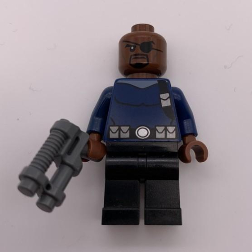 樂高 LEGO 76004 Nick Fury 人偶 (sh056) 尼克福瑞 神盾局長 復仇者聯盟 漫威超級英雄