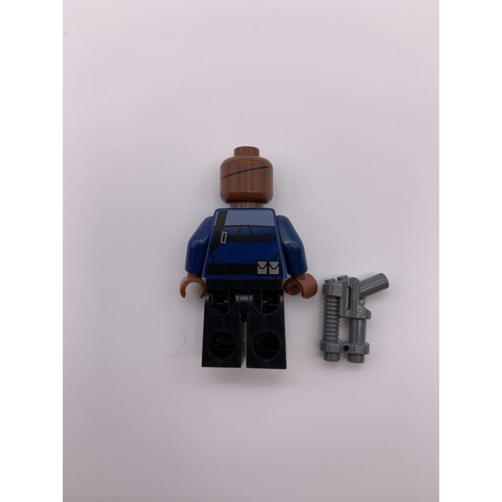 樂高 LEGO 76004 Nick Fury 人偶 (sh056) 尼克福瑞 神盾局長 復仇者聯盟  漫威超級英雄-細節圖2