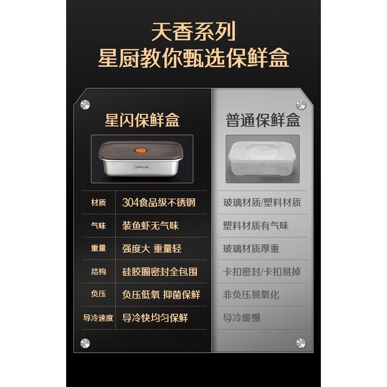 【巔品】✅發票&現貨 304不鏽鋼保鮮盒 不鏽鋼半密封 不鏽鋼冰箱保鮮盒 LFGB認證 家用食物收納盒 304不鏽鋼食品-細節圖6