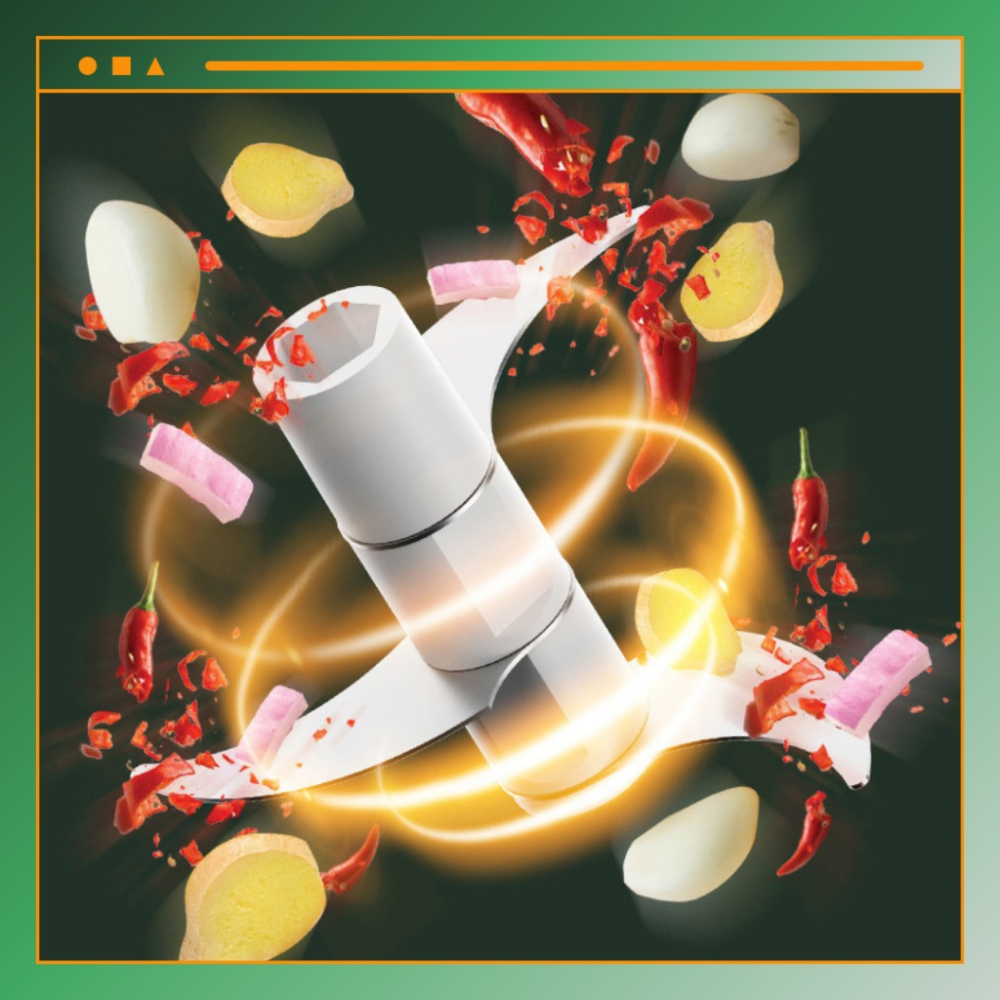 【巔品購物】三段變速拉蒜器 迷你拉蒜器 100ml/250ml 三刀片拉蒜 料理工具 手搖切菜機-細節圖8