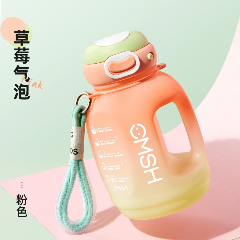 【巔品購物】【伸縮吸管】Tritan大容量水壺 1500ml 運動水壺 伊士曼tritan 噸噸桶 吨吨桶 磨砂 漸變-規格圖9