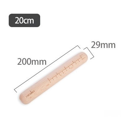 【巔品購物】 FORBAKE 法焙客 實木桿麵棍 櫸木擀麵 月餅餃子皮壓面棒 櫸木桿麵棍-規格圖8