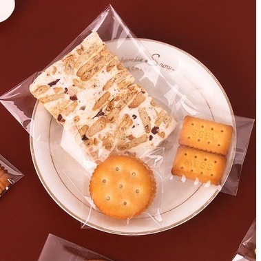 【巔品購物】 OPP自黏袋 全透明自黏袋 糖果包裝袋 點心袋 糖果袋 全透明包裝袋-細節圖2