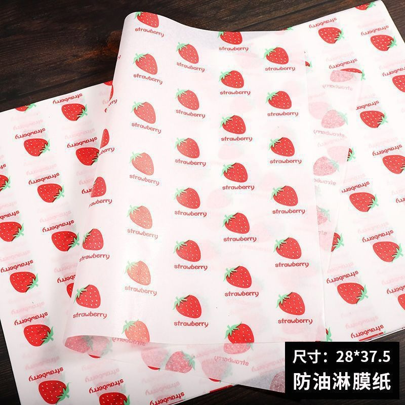 【巔品購物】 100入油紙 三明治包裝紙 點心油紙 餅乾油紙 包裝紙 淋膜紙-規格圖9