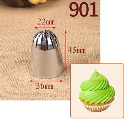 【巔品購物】 4件套加大號裱花嘴 304不鏽鋼花嘴 奶油裱花嘴 曲奇花嘴-細節圖5