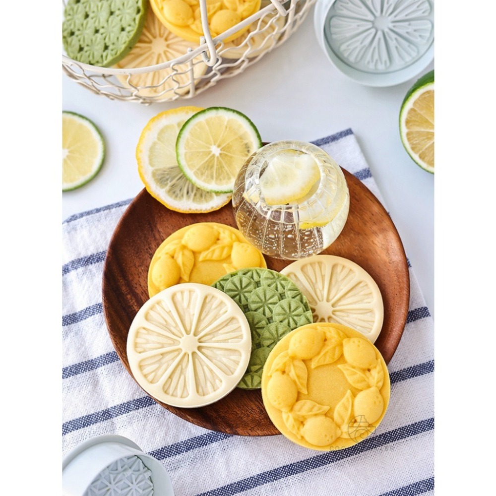 【巔品購物】INS風田園餅乾模 北歐幾何餅乾模 懷舊波紋牛奶餅乾模 立體印章餅乾模具 可愛小熊餅乾模三件套-細節圖3