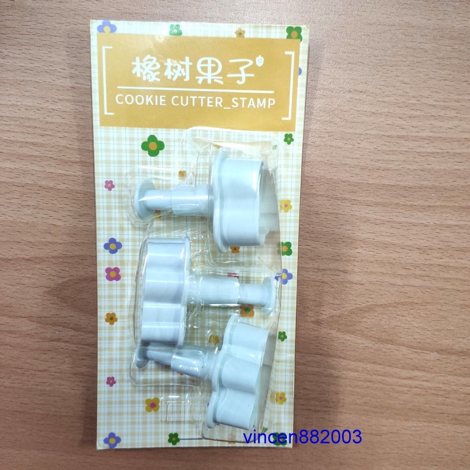 【巔品購物】INS風田園餅乾模 北歐幾何餅乾模 懷舊波紋牛奶餅乾模 立體印章餅乾模具 可愛小熊餅乾模三件套-細節圖6