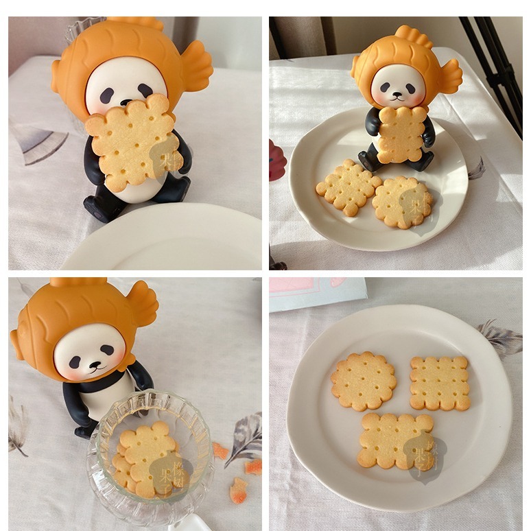 【巔品購物】INS風田園餅乾模 北歐幾何餅乾模 懷舊波紋牛奶餅乾模 立體印章餅乾模具 可愛小熊餅乾模三件套-細節圖7