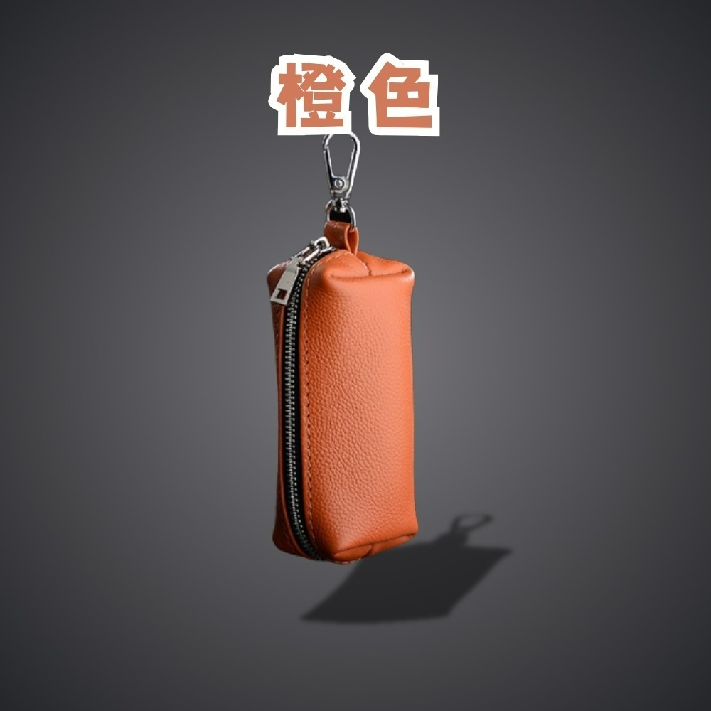 【巔品購物】頭層牛皮鑰匙包 復古牛皮鑰匙包 真皮鑰匙包 頭層皮包 汽車鑰匙包-規格圖9