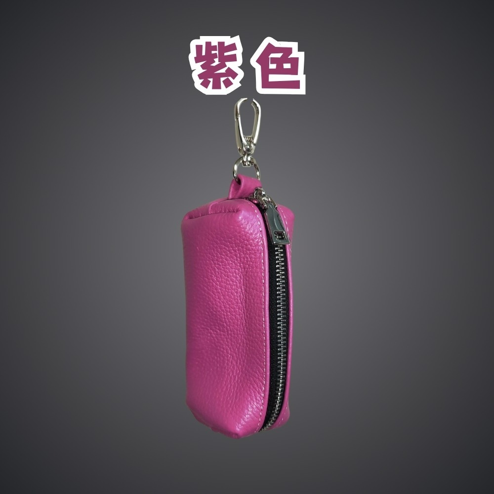 【巔品購物】頭層牛皮鑰匙包 復古牛皮鑰匙包 真皮鑰匙包 頭層皮包 汽車鑰匙包-規格圖9