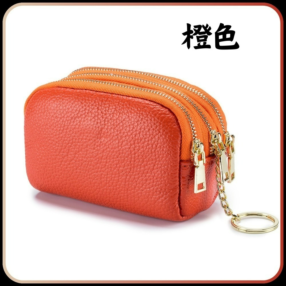 【巔品購物】韓式零錢包 頭層牛皮包 女版韓式錢包 真皮韓版錢包 牛皮 韓式 女版 零錢包 拉鍊皮包-規格圖8