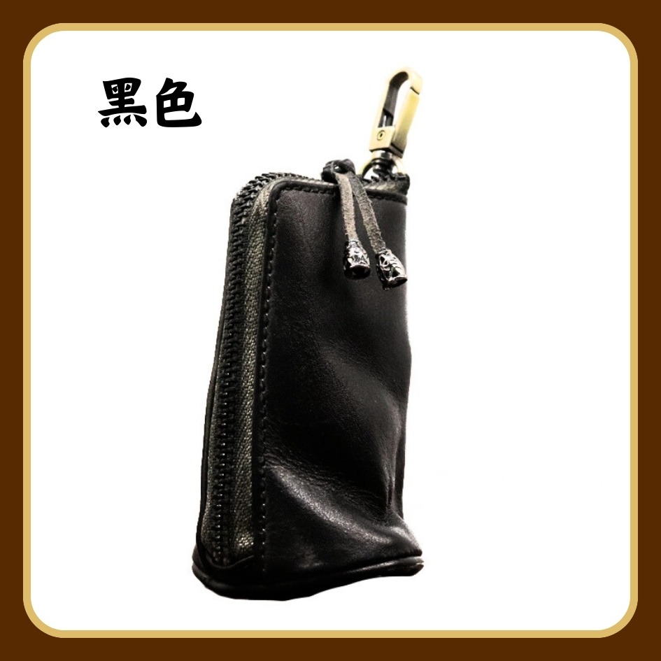 【巔品購物】植鞣皮鑰匙包 植鞣皮包 復古鑰匙包 鑰匙包 立體圓筒鑰匙包 頭層皮 植鞣皮 真皮-規格圖9