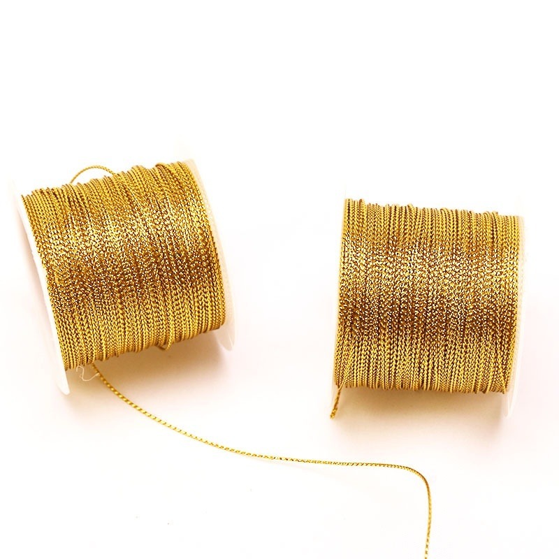 【巔品購物】✅發票&現貨 1mm金線 金絲線 22米金線 烘焙包裝-細節圖3
