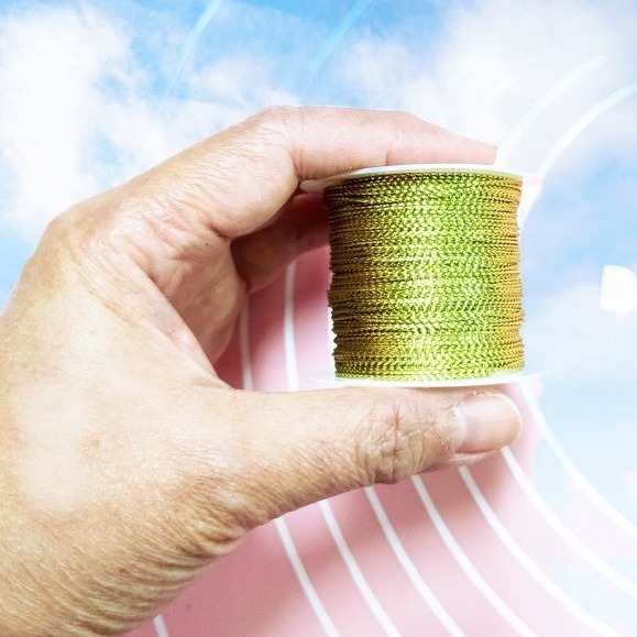 【巔品購物】✅發票&現貨 1mm金線 金絲線 22米金線 烘焙包裝-細節圖7