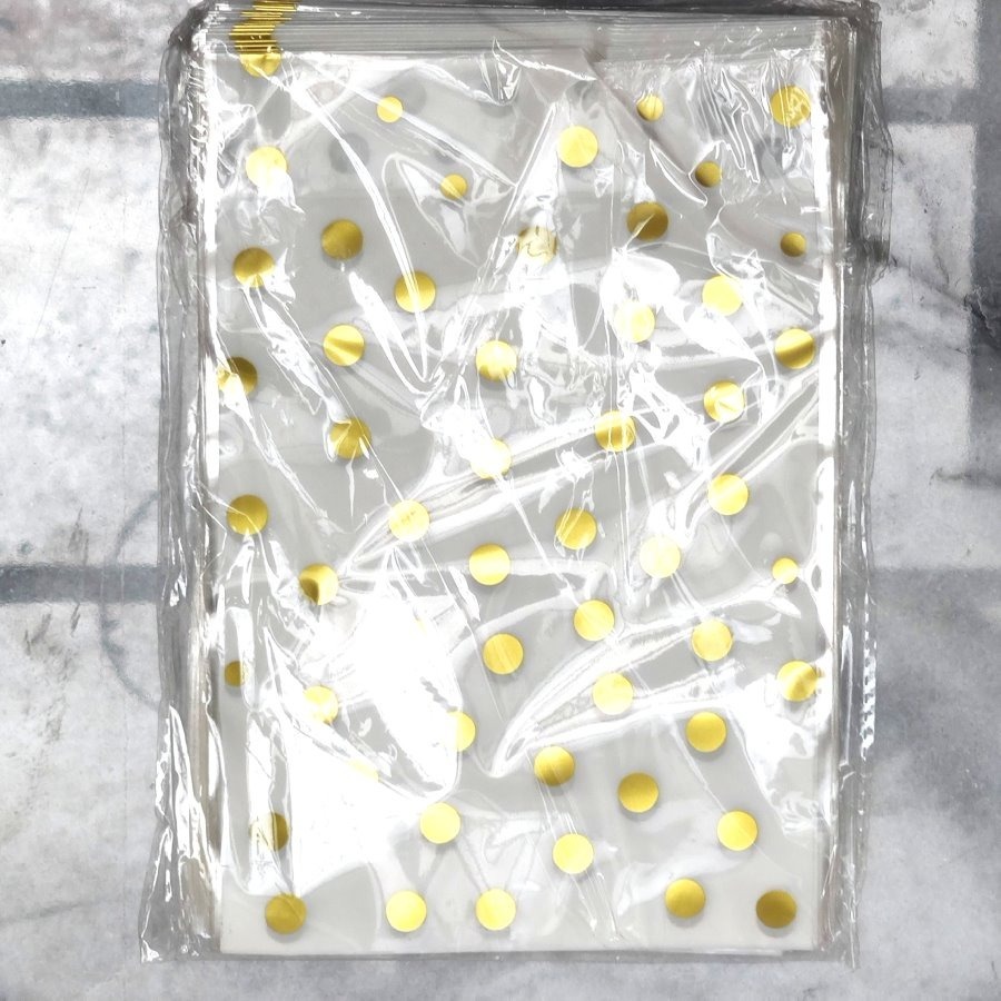 【巔品】✅發票(50入)14*20公分可站立 亮面韓式彩印豎條紋袋 曲奇餅乾袋 餅乾糖果包裝袋 禮品袋 平口袋 機封袋-規格圖5