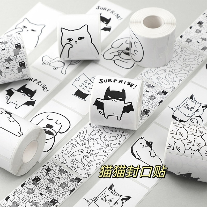 【巔品購物】✅發票🌺聖誕貼紙🌺禮物貼紙 蛋糕封口貼紙 文具貼紙 西點包裝封口貼 烘焙封口貼 信封封口貼紙 封口貼紙-細節圖7