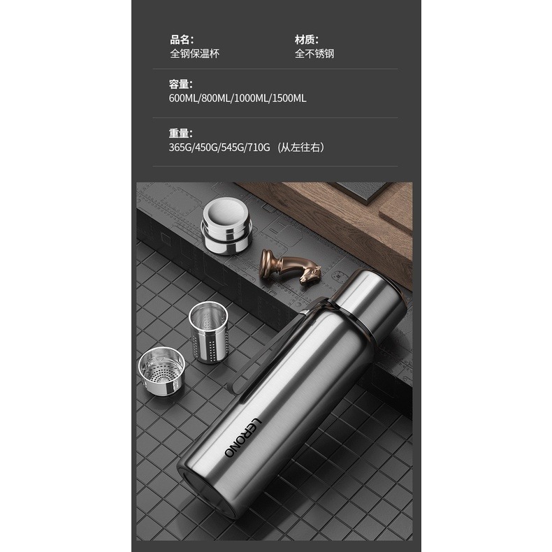 【巔品】✅發票 1000ml/1500ml 316不鏽鋼保溫瓶 316不銹鋼保溫杯 雙層保溫杯 316 杯子 保溫杯 水-細節圖6