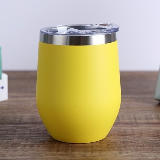 【巔品】✅發票 304不鏽鋼蛋殼杯 雙層保溫隨手杯 蛋殼杯 雙層不鏽鋼水杯 咖啡保溫杯 保冷杯 噴塑雞蛋杯 杯子 隨手杯-規格圖9