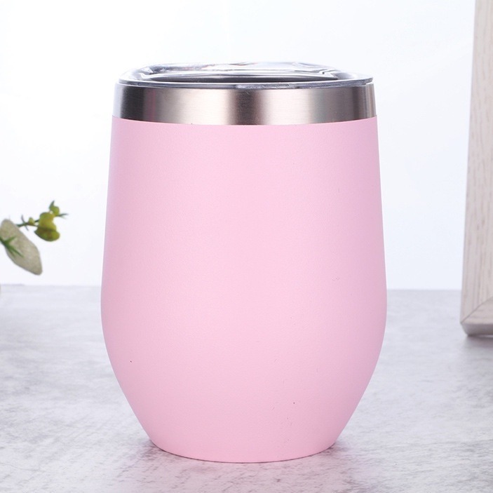 【巔品】✅發票 304不鏽鋼蛋殼杯 雙層保溫隨手杯 蛋殼杯 雙層不鏽鋼水杯 咖啡保溫杯 保冷杯 噴塑雞蛋杯 杯子 隨手杯-規格圖9