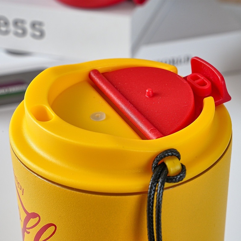 【巔品】✅發票 304不鏽鋼復古杯噴塑可樂杯 咖啡保溫杯 杯子 大容量保溫杯 隨行杯 不鏽鋼保冷杯 車載杯 冰霸杯 保溫-細節圖5