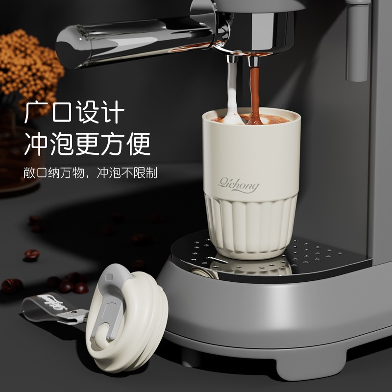 【巔品】✅發票 316陶瓷內膽 316保溫杯 陶瓷咖啡杯 高品質企鵝杯 不鏽鋼胖胖杯 陶瓷杯 水杯 水壺 保溫杯 杯子-細節圖3