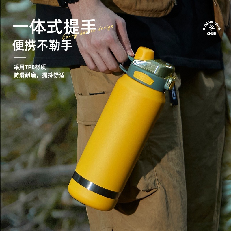 【巔品】✅發票&現貨 316不鏽鋼保溫杯 316保溫瓶壺 不鏽鋼保溫杯 雙飲壺 保溫保冰 直飲吸管兩用保溫瓶 杯子 水壺-細節圖3