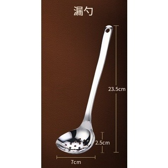 【巔品購物】✅發票 現貨 304不鏽鋼火鍋大湯勺 喝湯勺 湯殼漏勺 盛粥舀湯 創意加深長柄勺 矽膠湯勺-規格圖9