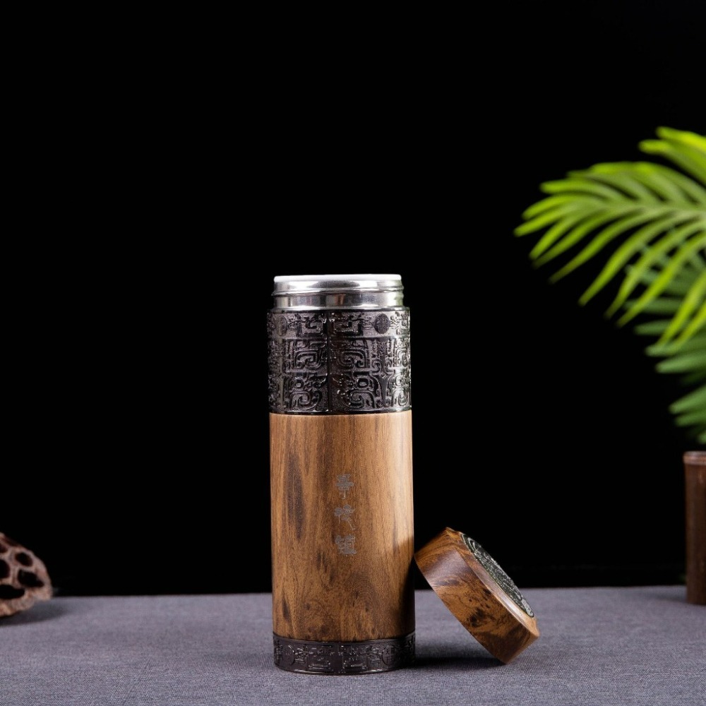 【巔品】【景德鎮】350ml全陶瓷雙層內膽保溫杯 304外殼 全瓷內膽隨行杯 家用咖啡杯 辦公杯 自帶杯 可樂杯 飲料杯-細節圖4