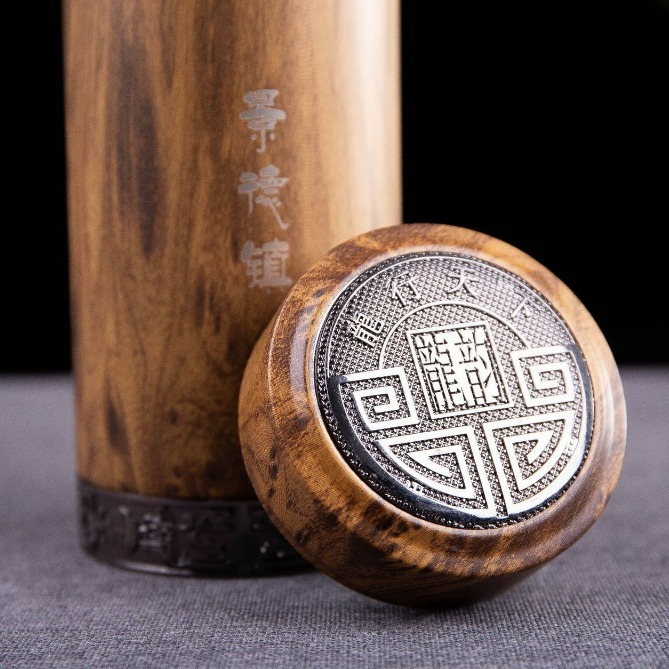 【巔品】【景德鎮】350ml全陶瓷雙層內膽保溫杯 304外殼 全瓷內膽隨行杯 家用咖啡杯 辦公杯 自帶杯 可樂杯 飲料杯-細節圖7