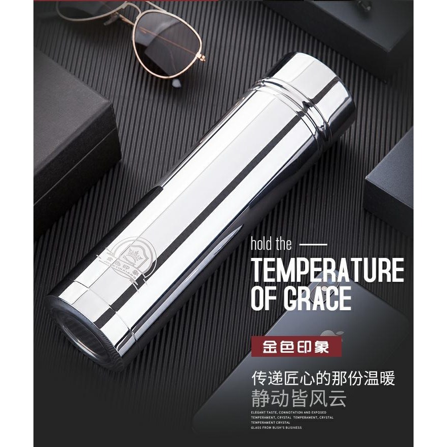 【巔品】✅發票 316不鏽鋼雙層全鋼保溫杯 保溫杯 保溫壺 車載咖啡杯 316水杯水瓶 316不銹鋼保溫杯 不鏽鋼杯 水-細節圖3