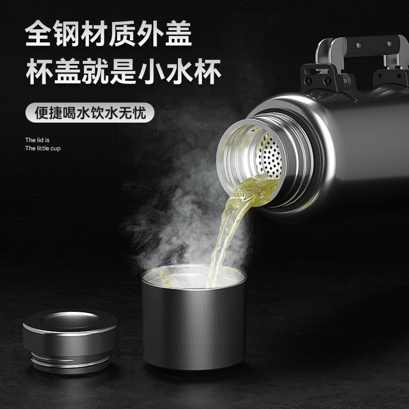 【巔品】【3000C.C 真超大容量】316不鏽鋼保溫瓶 戶外旅行必備全家瓶 醫療級不銹鋼保溫杯 喝水杯子 保溫壺 水壺-細節圖4
